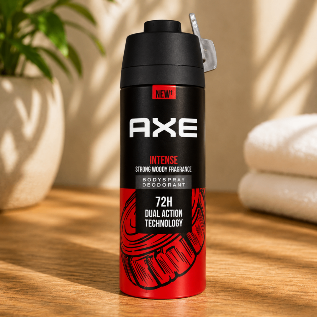 اسپری خوشبوکننده بدن مردانه Axe Intense Body Spray Deodorant رایحه چوبی حجم 150 میلی‌لیتر