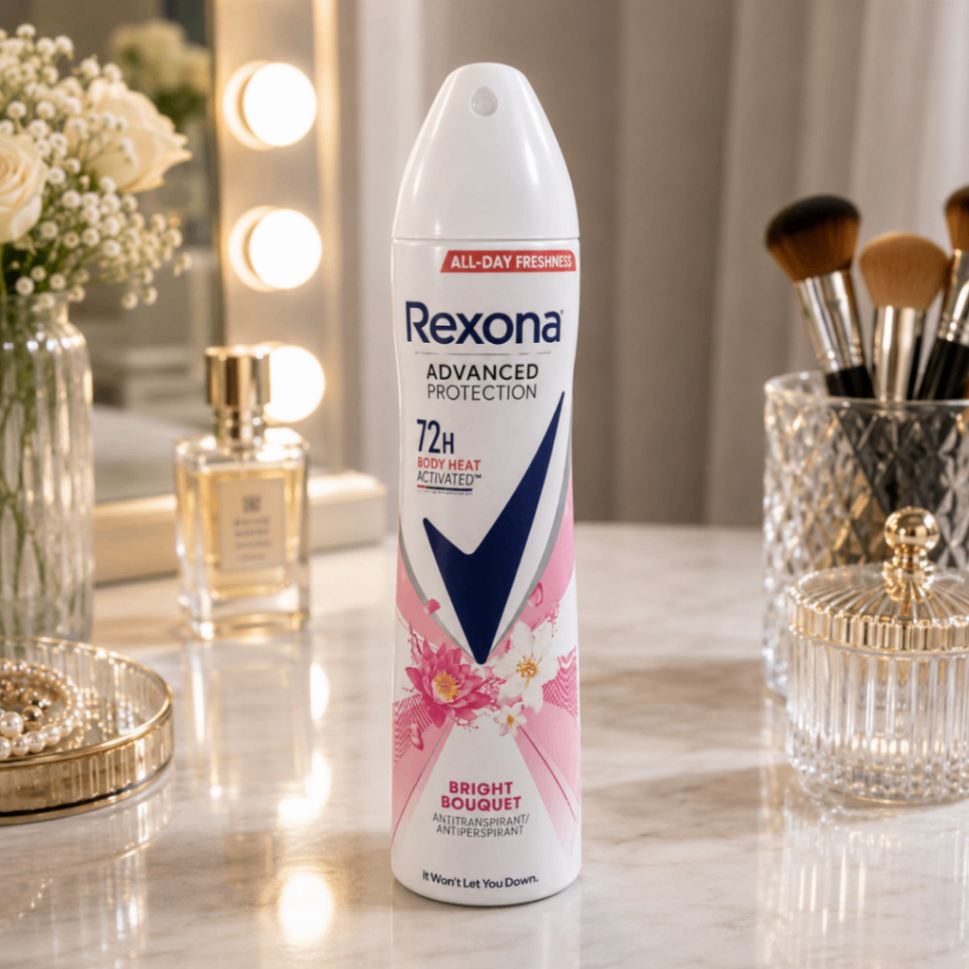 اسپری ضدتعریق رکسونا Advanced Protection مدل Bright Bouquet حجم 200 میلی‌لیتر