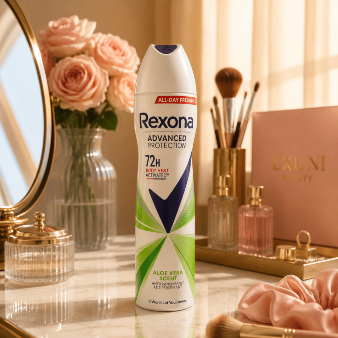 اسپری ضدتعریق زنانه رکسونا Advanced Protection Aloe Vera Scent حجم ۲۰۰ میلی‌لیتر
