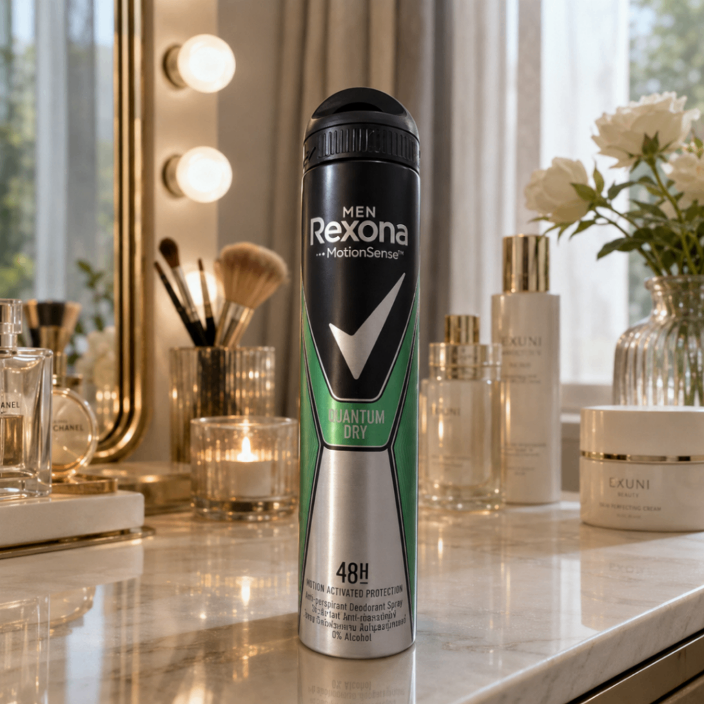 اسپری ضدتعریق مردانه رکسونا MotionSense مدل Quantum Dry حجم 200 میلی‌لیتر