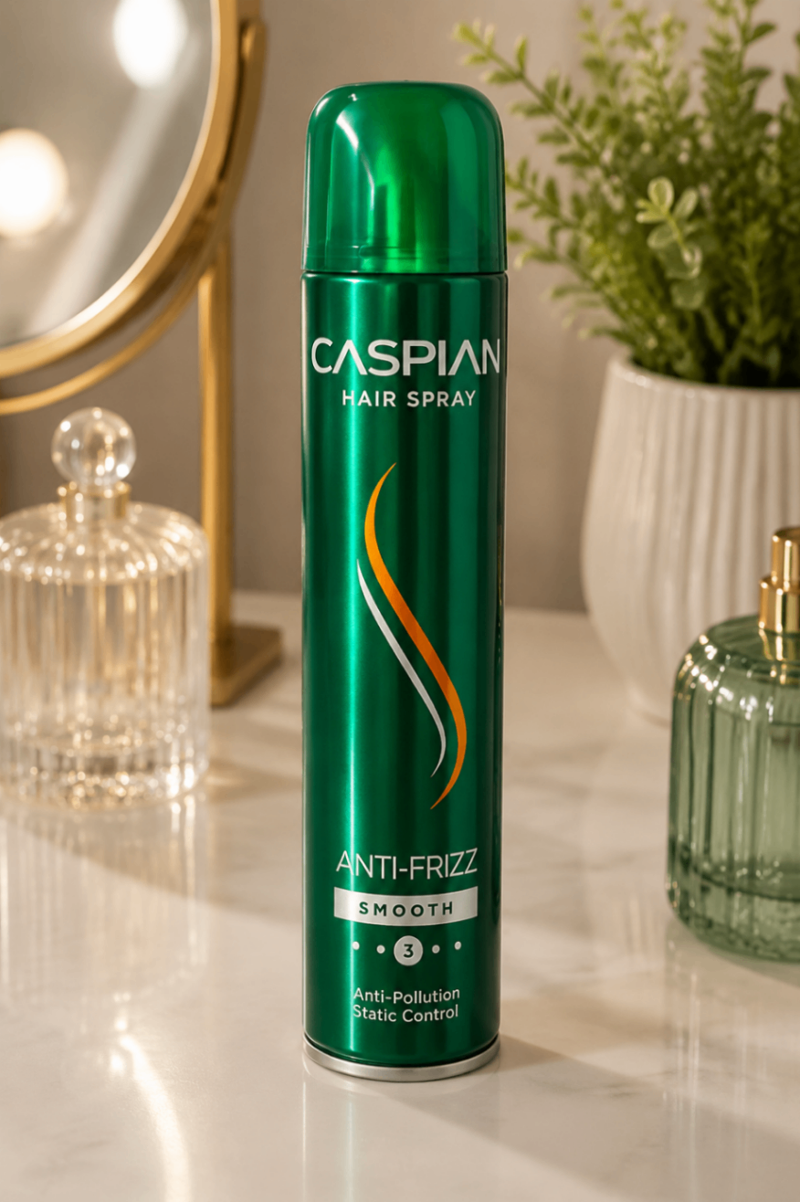 اسپری مو کاسپیان مدل Anti-Frizz Smooth شماره ۳ حجم ۲۵۰ میلی‌لیتر