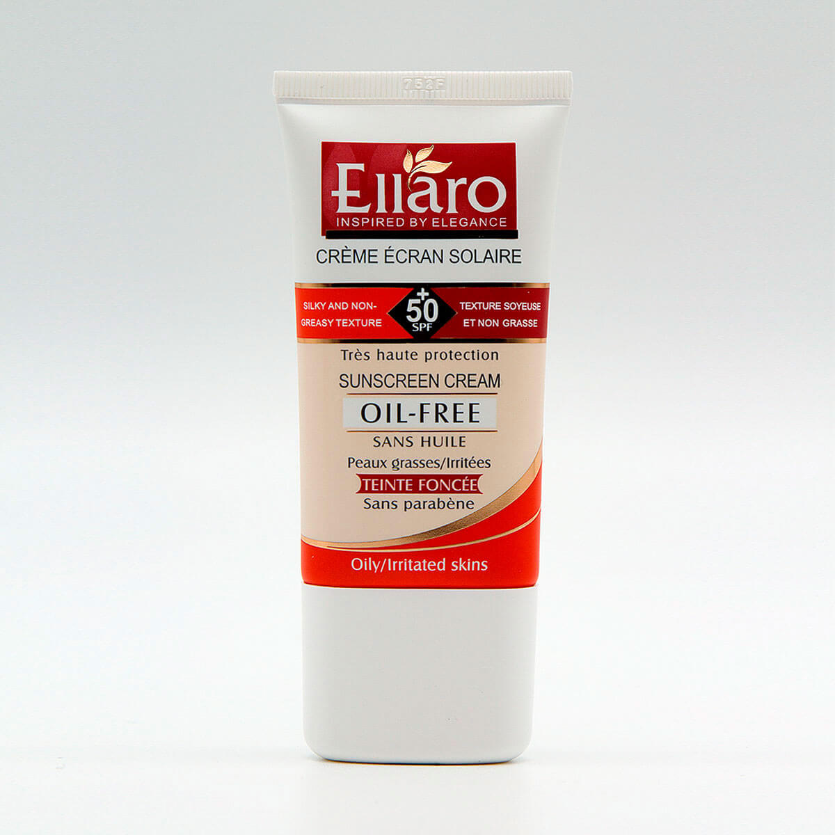 کرم ضد آفتاب رنگی SPF50 پوست چرب Sans Huile الارو (بژ طبیعی) - 40ml
