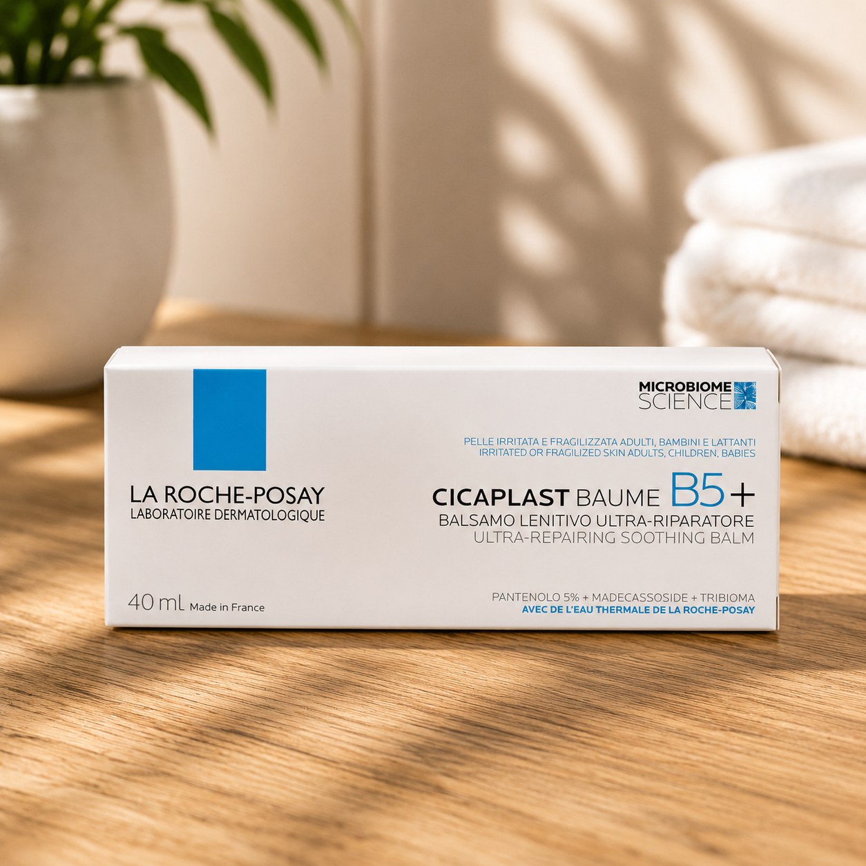 بالم ترمیم‌کننده سیکاپلاست B5+ لاروش پوزای (La Roche-Posay Cicaplast Baume B5+) حجم 40 میلی‌لیتر