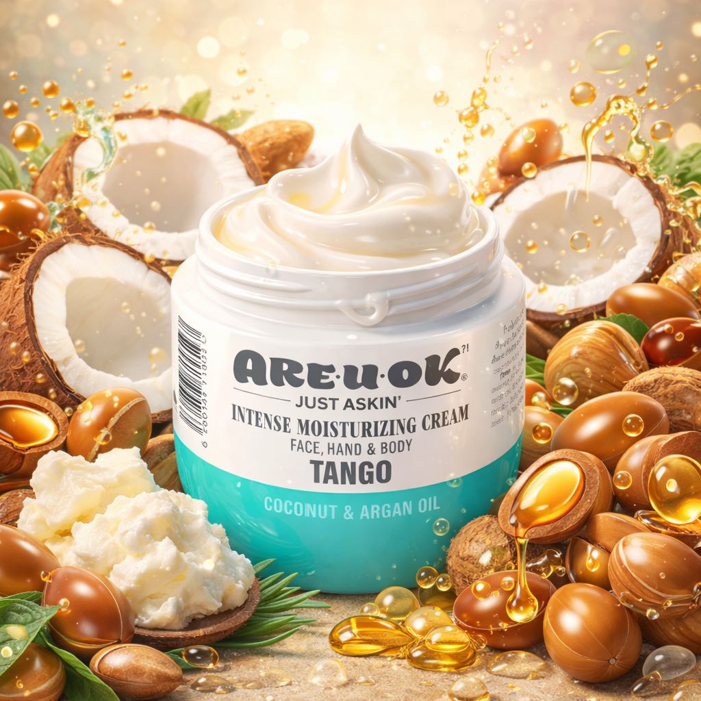 کرم مرطوب‌کننده قوی صورت دست و بدن مدل TANGOآریوکی Areuok (رطوبت‌رسانی عمیق تغذیه‌کننده پوست افزایش نرمی و لطافت) 250ml