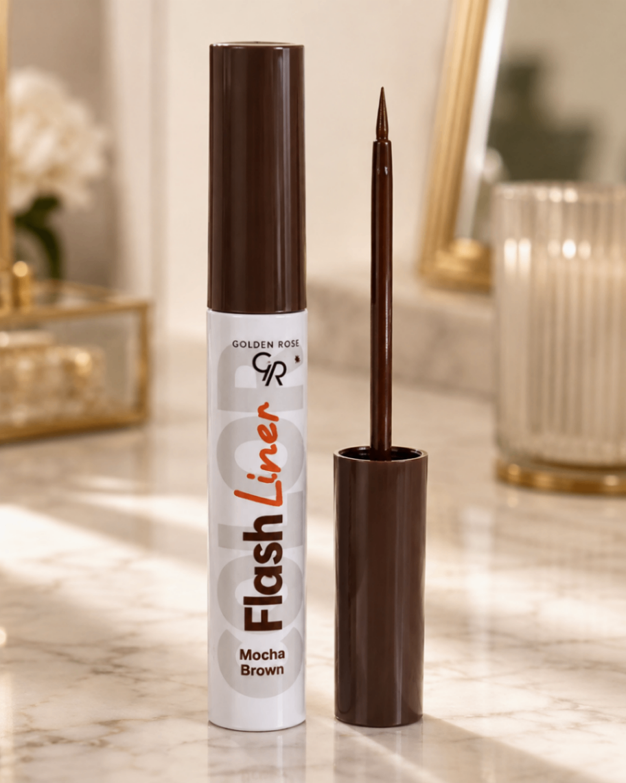 خط چشم رنگی گلدن رز مدل Flash Liner شماره 108 رنگ Mocha Brown
