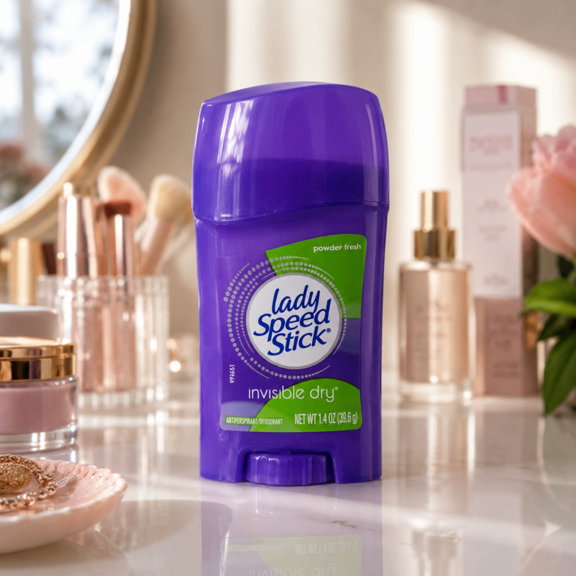 دئودورانت استیک ضدتعریق لیدی اسپید استیک مدل Invisible Dry Powder Fresh حجم ۳۹.۶ گرم