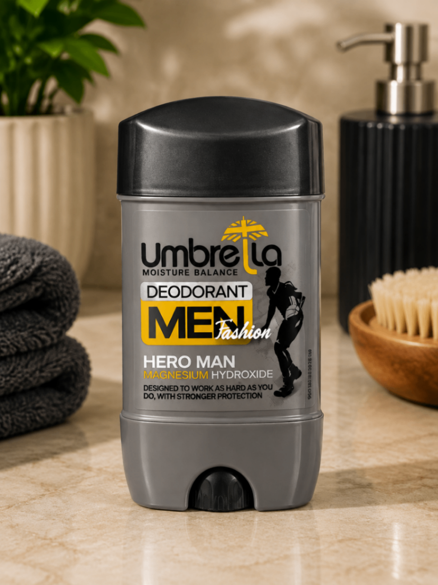 دئودورانت استیک مردانه آمبرلا مدل Hero Man Magnesium Hydroxide حجم ۷۵ گرم