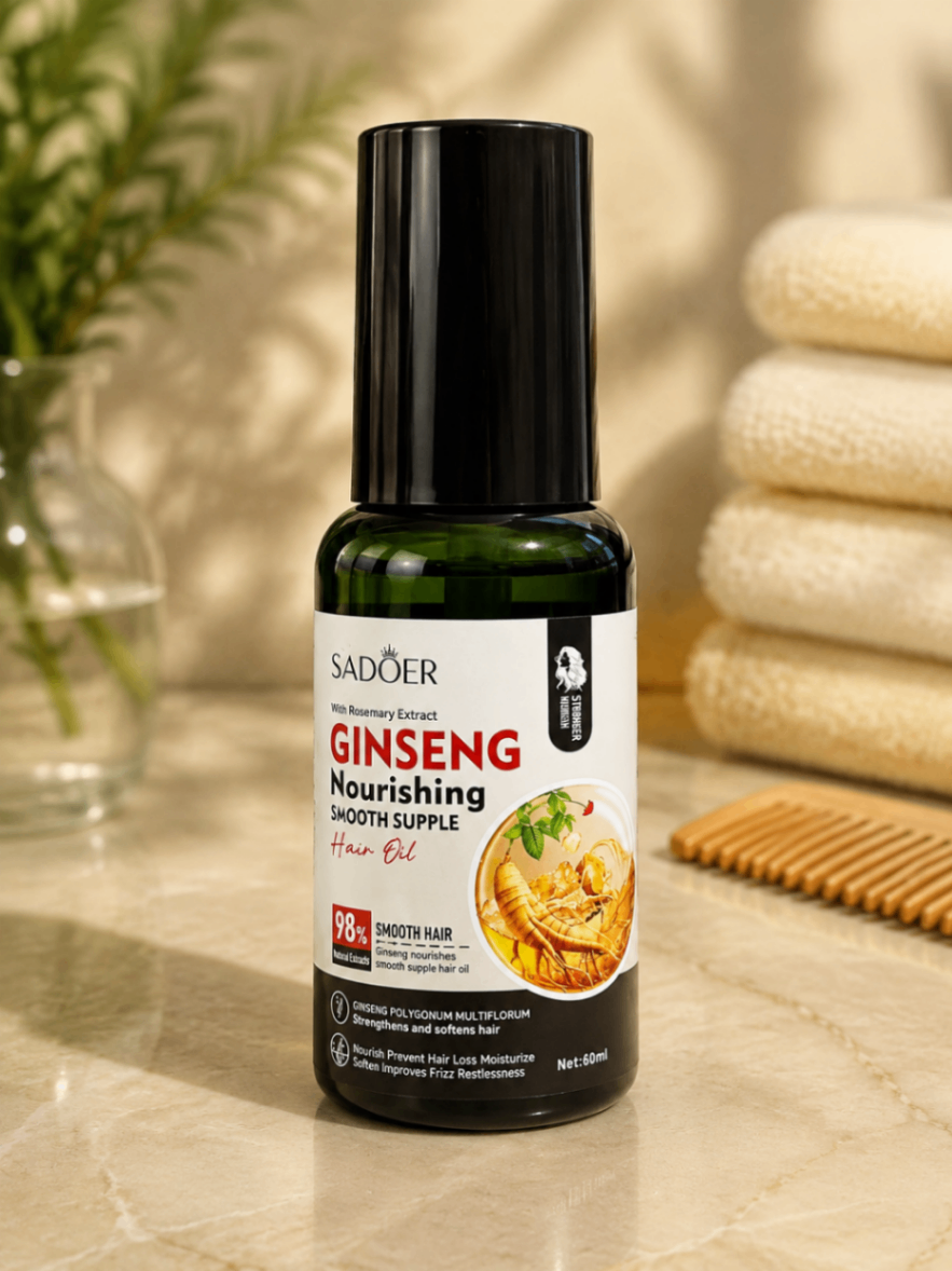 روغن موی جینسینگ سادور (SADOER Ginseng Nourishing Hair Oil) – حجم ۶۰ میلی‌لیتر