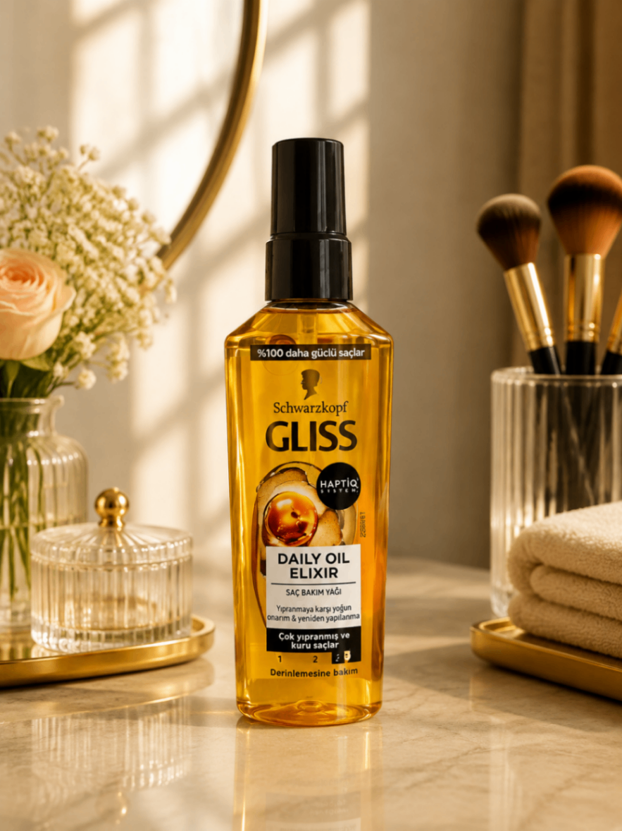 روغن مو گلیس مدل Daily Oil Elixir حجم ۷۵ میلی‌لیتر