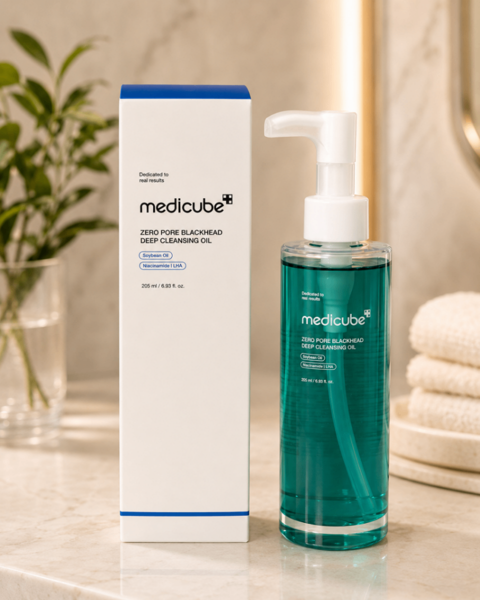روغن پاک‌کننده عمیق منافذ Medicube Zero Pore Blackhead Deep Cleansing Oil – حجم ۲۰۵ میلی‌لیتر
