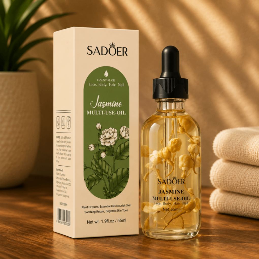 روغن چندمنظوره یاس سادور مدل Jasmine Multi-Use Oil حجم 55 میلی‌لیتر