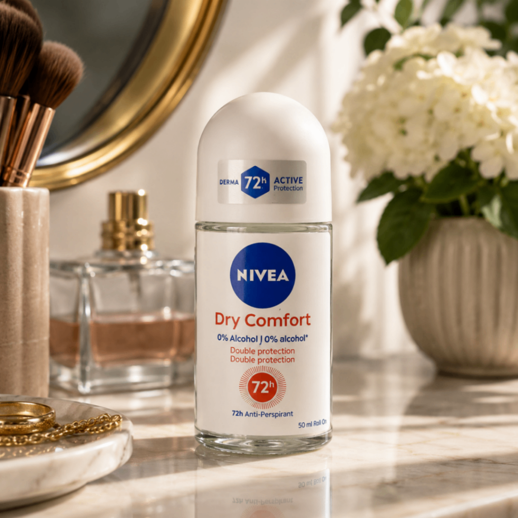 رول ضد تعریق زنانه نیوآ مدل Dry Comfort 72H حجم 50 میلی‌لیتر