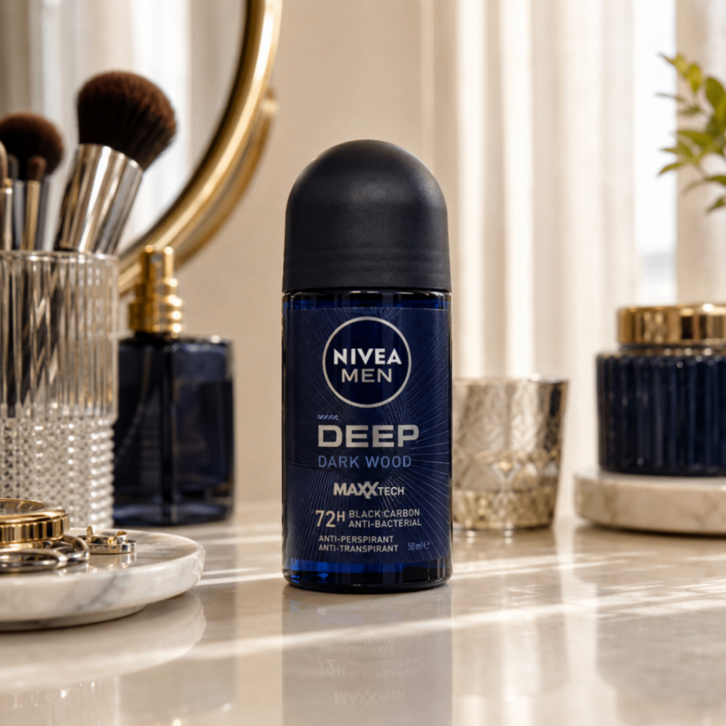 رول ضد تعریق مردانه نیوآ مدل Deep Darkwood 72H حجم 50 میلی‌لیتر