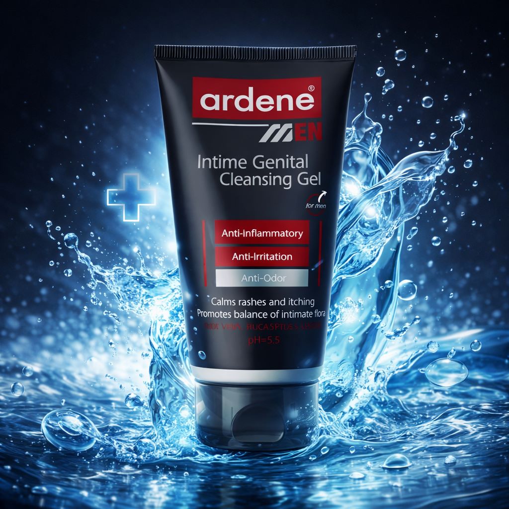 ژل شستشوی بهداشتی ناحیه تناسلی آقایان آردن Ardene (ضد التهاب ضد حساسیت کنترل بوی نامطبوع) 150ml