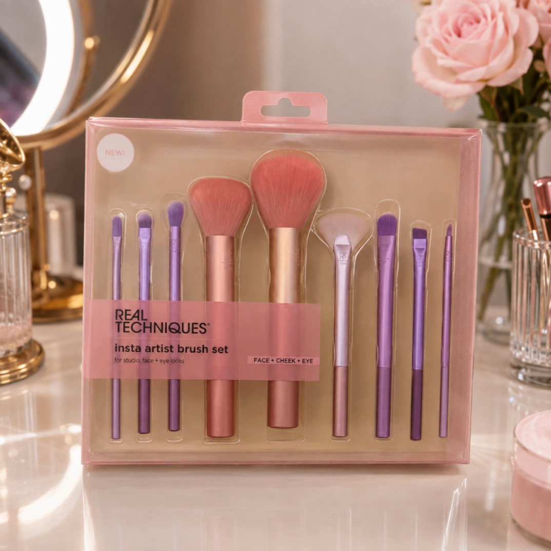 ست براش آرایشی ریل تکنیک (Real Techniques) مدل Insta Artist Brush Set – 9 عددی