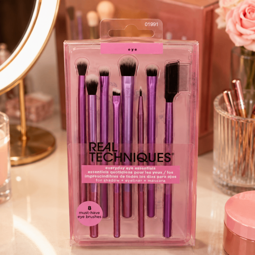 ست براش آرایشی چشم ریل تکنیک مدل Everyday Eye Essentials