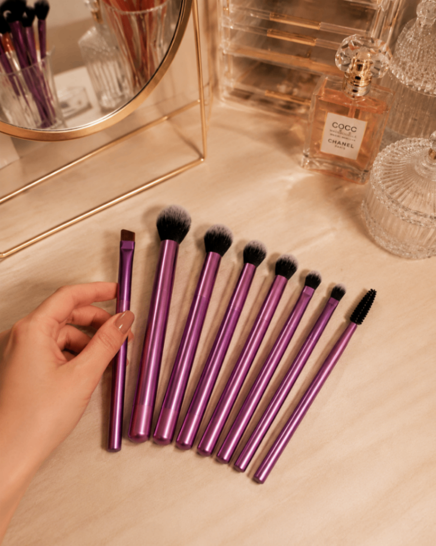 ست براش آرایش چشم ریل تکنیک Everyday Eye Essentials مجموعه ۸ عددی