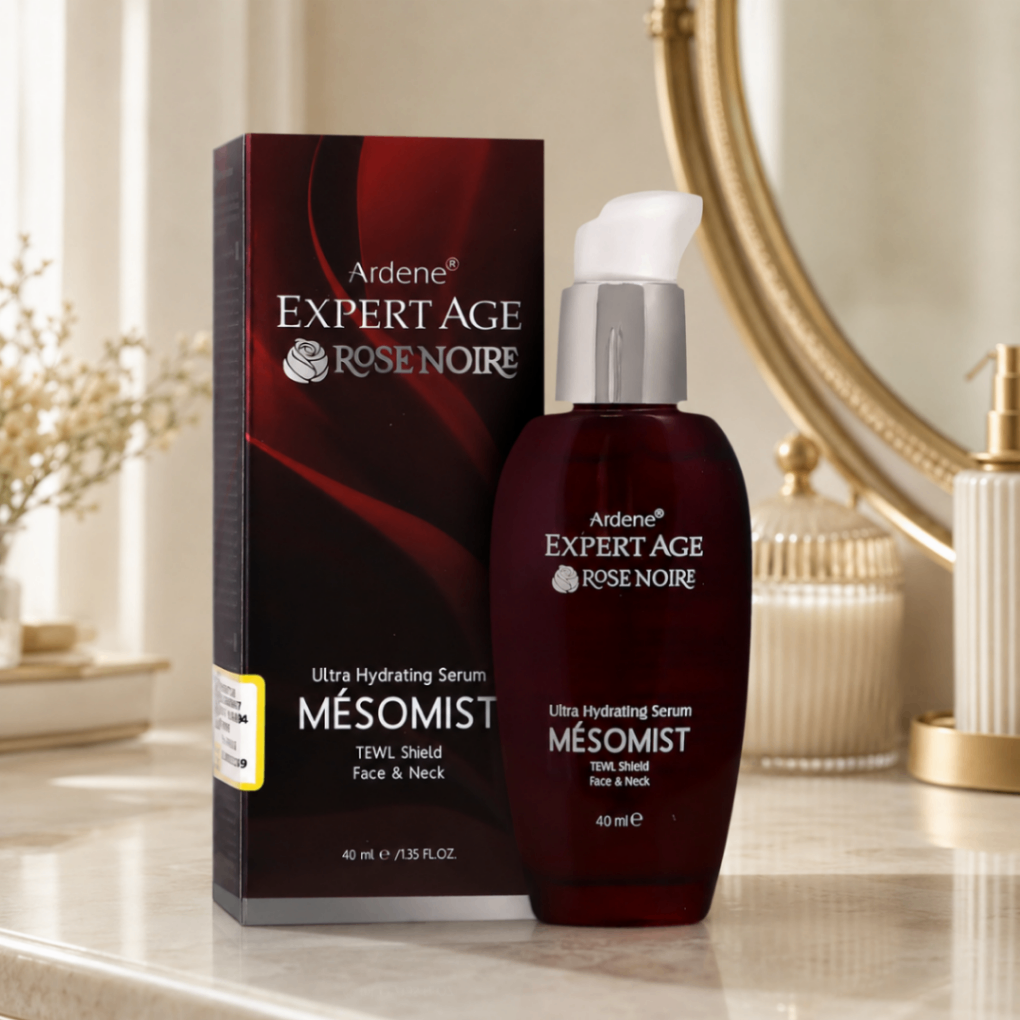 سرم آبرسان قوی صورت و گردن آردن Expert Age مدل Mésomist سری Rose Noire، حجم ۴۰ میلی‌لیتر