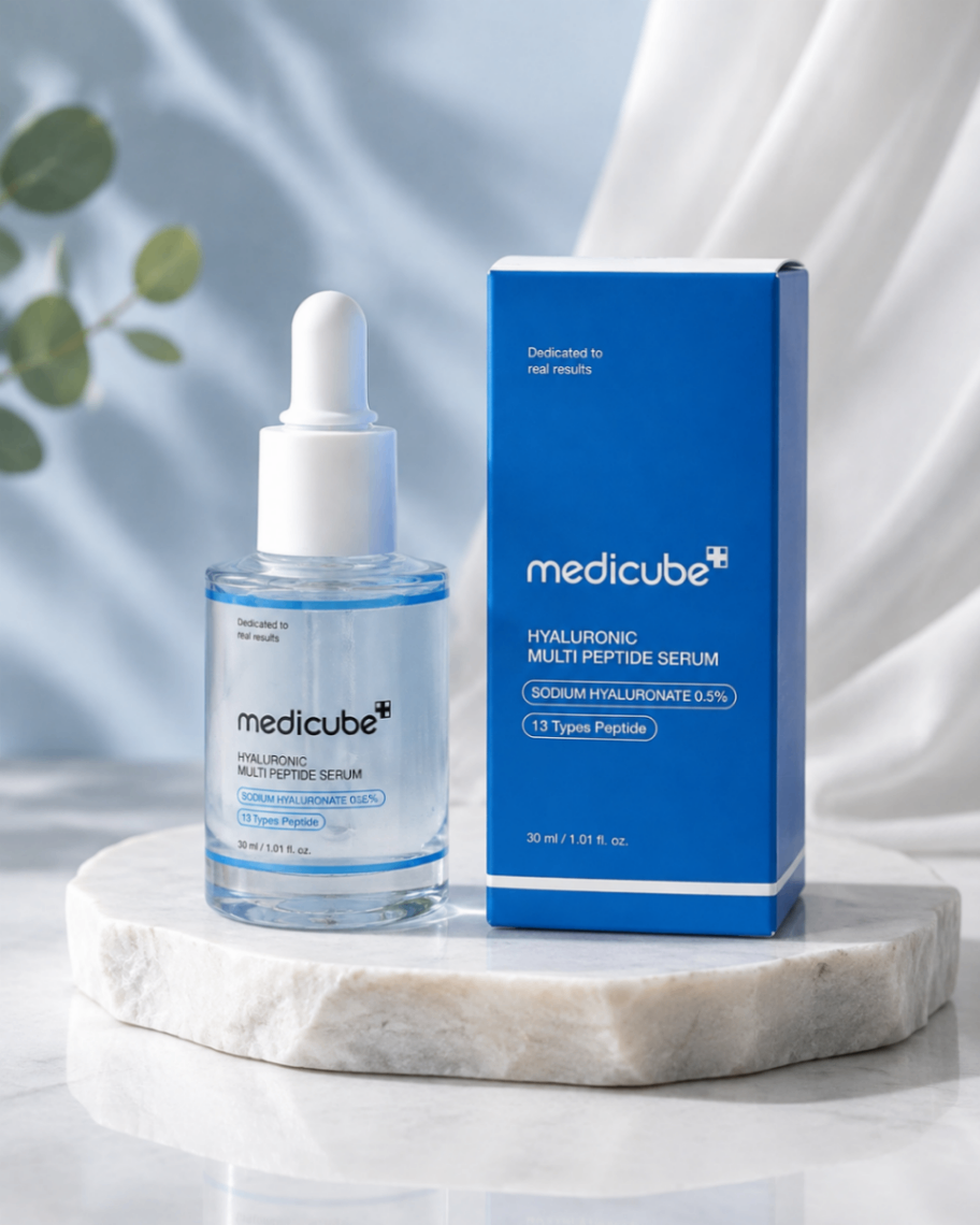 سرم آبرسان مدی‌کیوب مدل Hyaluronic Multi Peptide Serum حجم ۳۰ میلی‌لیتر