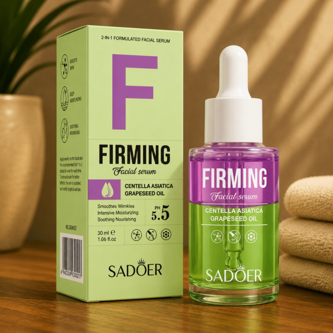 سرم صورت سادور مدل Firming Centella Asiatica Grape Seed Facial Serum حجم 30 میلی‌لیتر