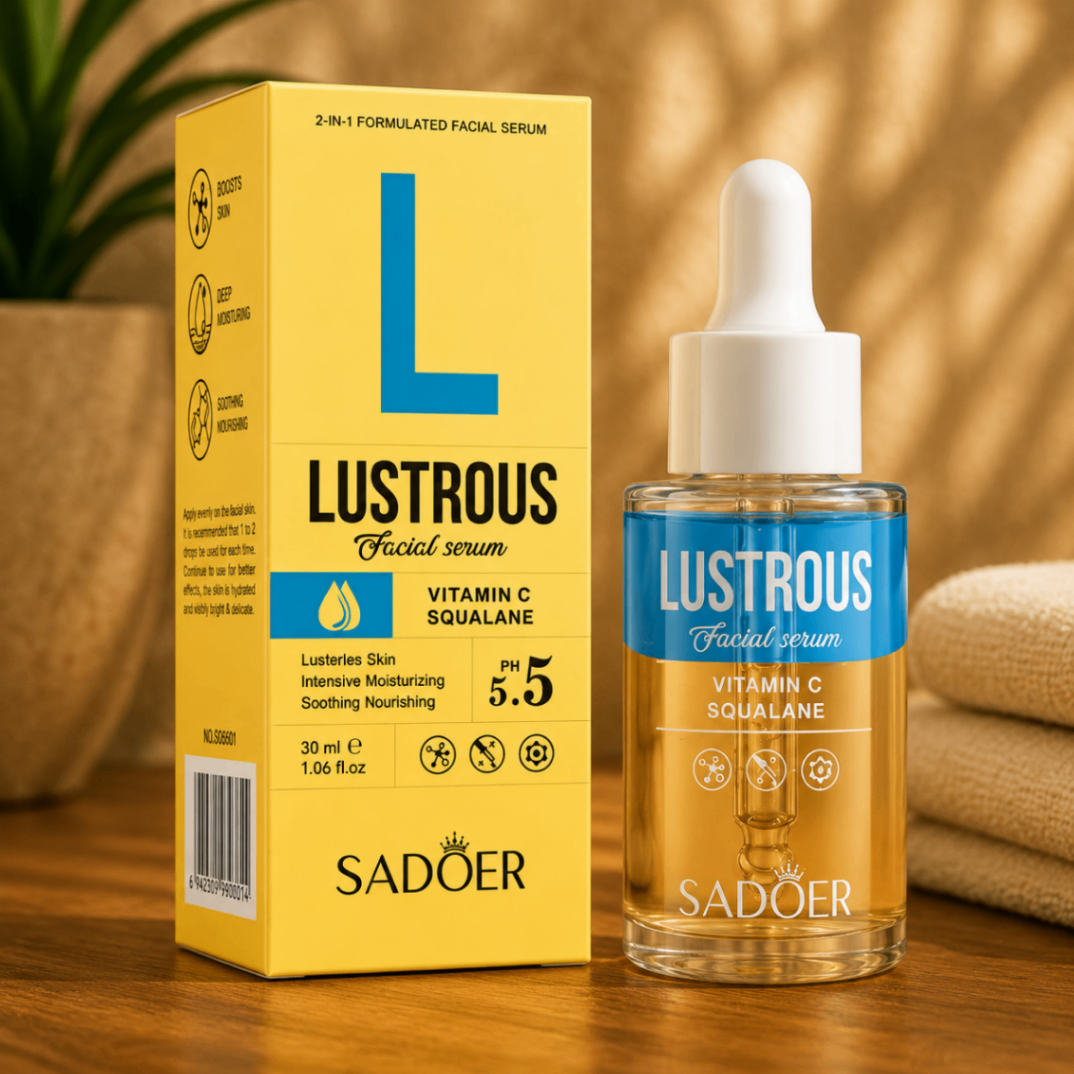 سرم صورت سادور مدل Lustrous Vitamin C Squalane Facial Serum حجم 30 میلی‌لیتر