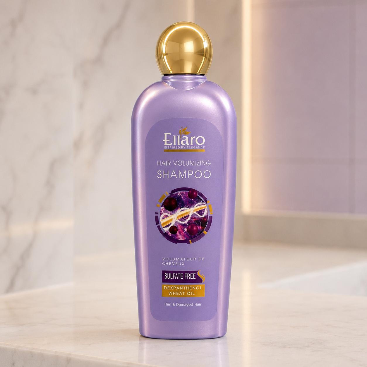 شامپو الارو بدون سولفات حجم‌دهنده مو حاوی دکسپانتنول و روغن گندم300ml Hair Volumizing