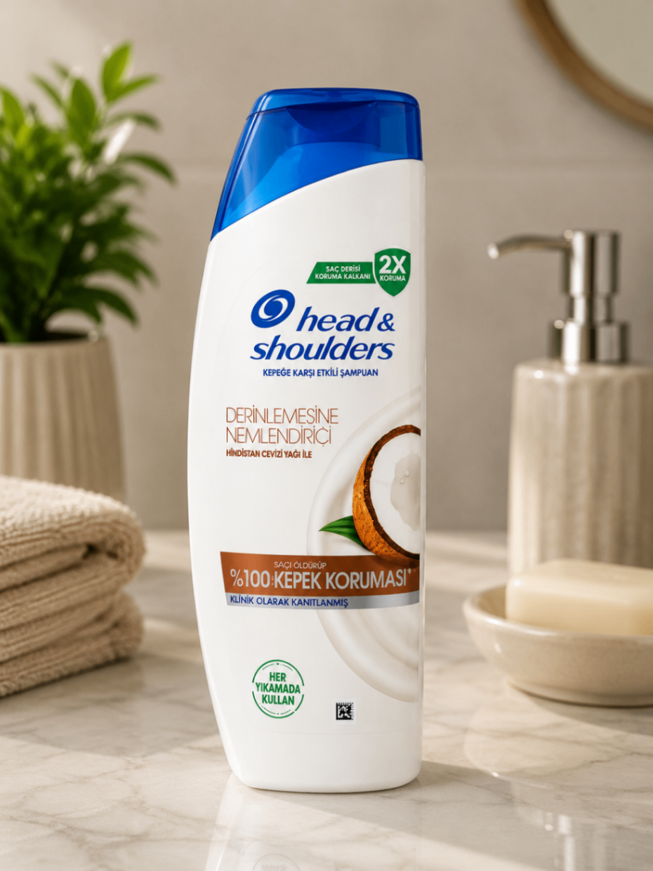 شامپو ضد شوره Head & Shoulders Deep Moisturizing Coconut Oil – شامپو مرطوب‌کننده عمیق با روغن نارگیل