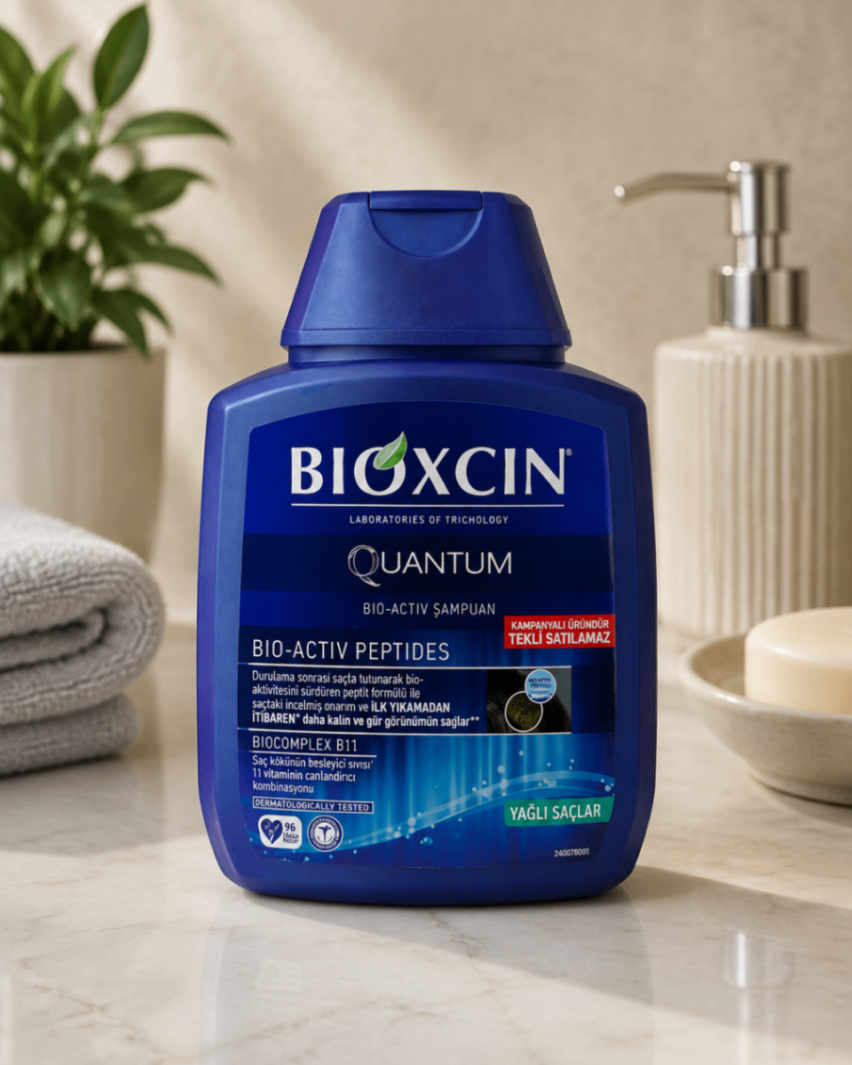 شامپو Bioxin Quantum Bio-Active Shampoo – شامپو ضد ریزش بیواکتیو مناسب موهای چرب