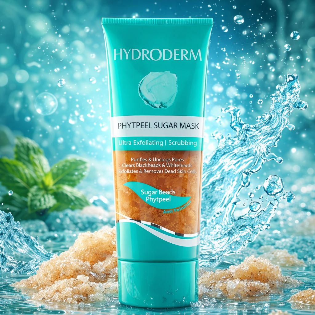 ماسک لایه‌بردار شکری فیت پیل هیدرودرم Hydroderm (لایه‌برداری عمیق پاکسازی منافذ حذف سلول‌های مرده) 100ml