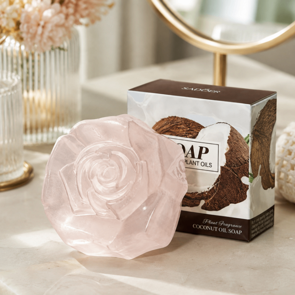 صابون روغن نارگیل سادور مدل Coconut Oil Soap وزن ۱۰۰ گرم
