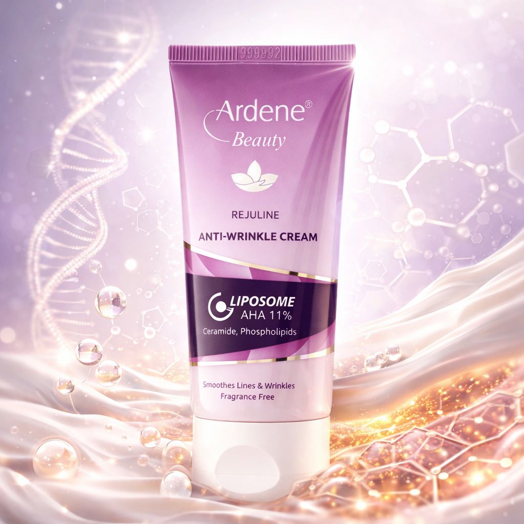 کرم ضد چروک و بازسازی‌کننده پوست آردن Ardene (کاهش چین‌وچروک افزایش نرمی و یکنواختی پوست حاوی لیپوزوم AHA ) 50g