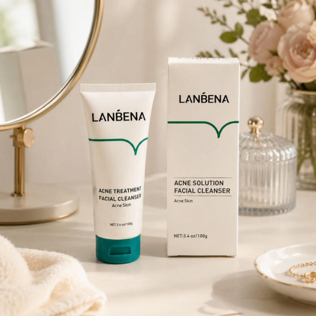 فوم شست‌وشوی صورت ضدجوش لانبنا مدل Acne Solution وزن ۱۰۰ گرم