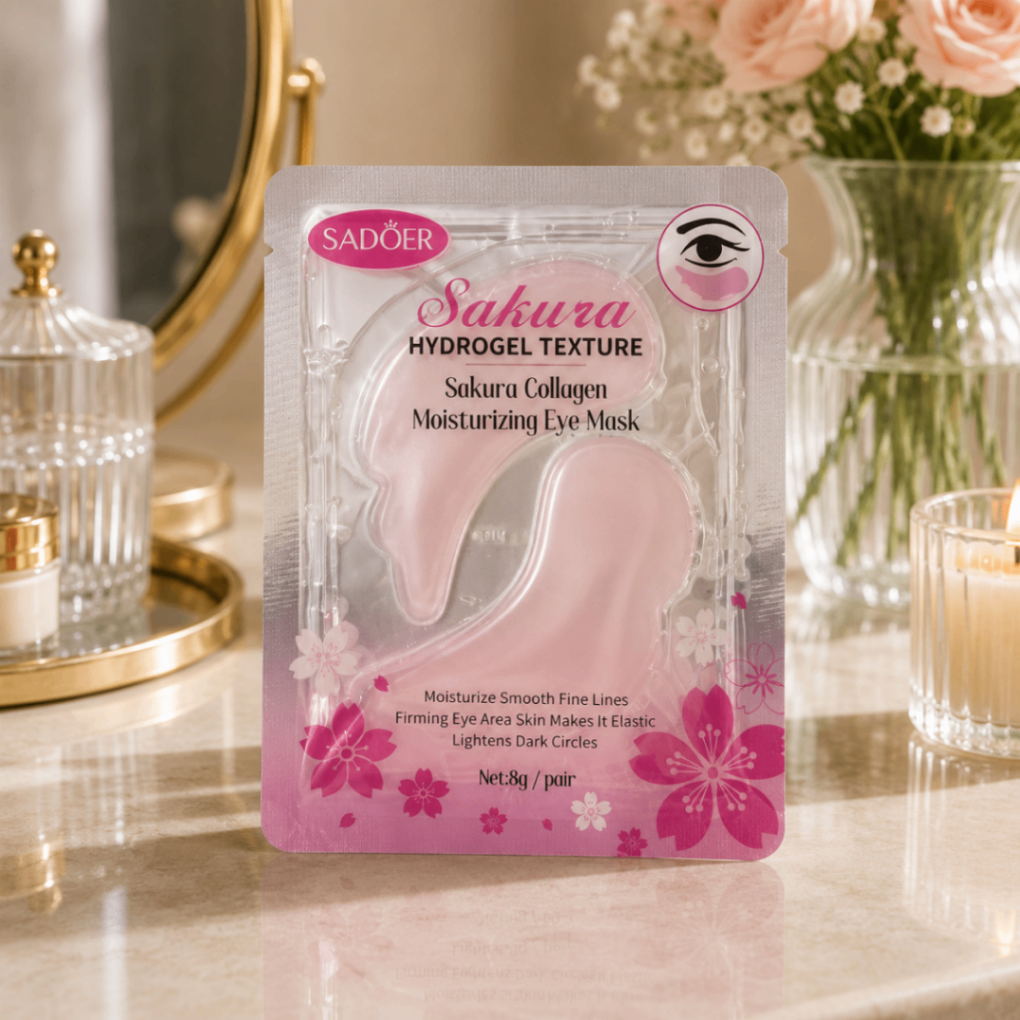 ماسک هیدروژلی دور چشم سادور مدل Sakura Collagen Moisturizing Eye Mask