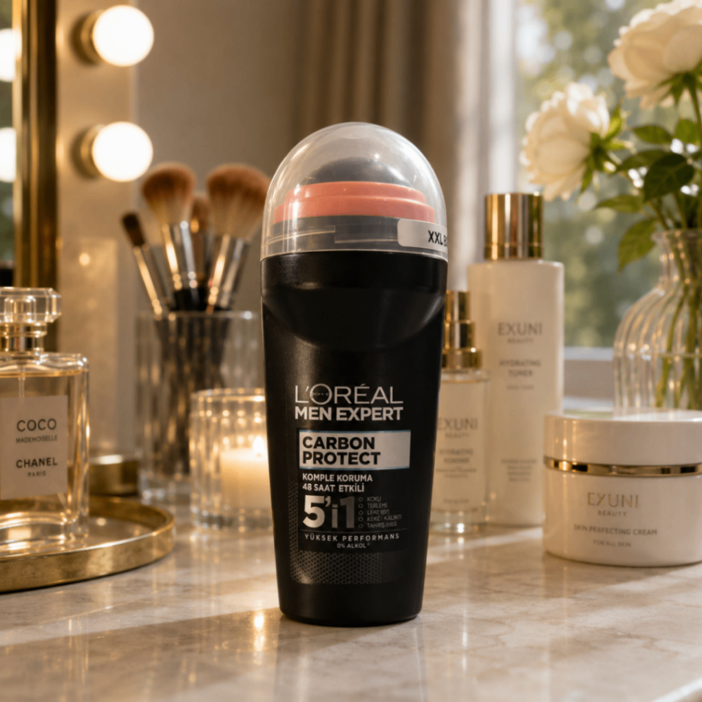استیک ضدتعریق مردانه لورآل Men Expert مدل Carbon Protect با محافظت ۴۸ ساعته