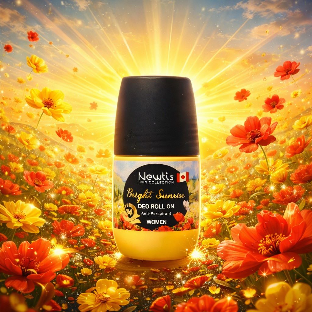 دئورولان ضد تعریق زنانه نیوتیسNewtis Bright Sunrise (رایحه گلی و نارگیل با ماندگاری 24 ساعته )50ml
