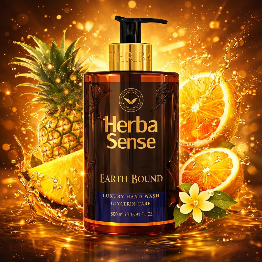 مایع دستشویی آبرسان و معطر هرباسنس آردن Ardene HerbaSense (رایحه آناناس مرکباتی با طراوت گرم ادکلنی) 500 میل