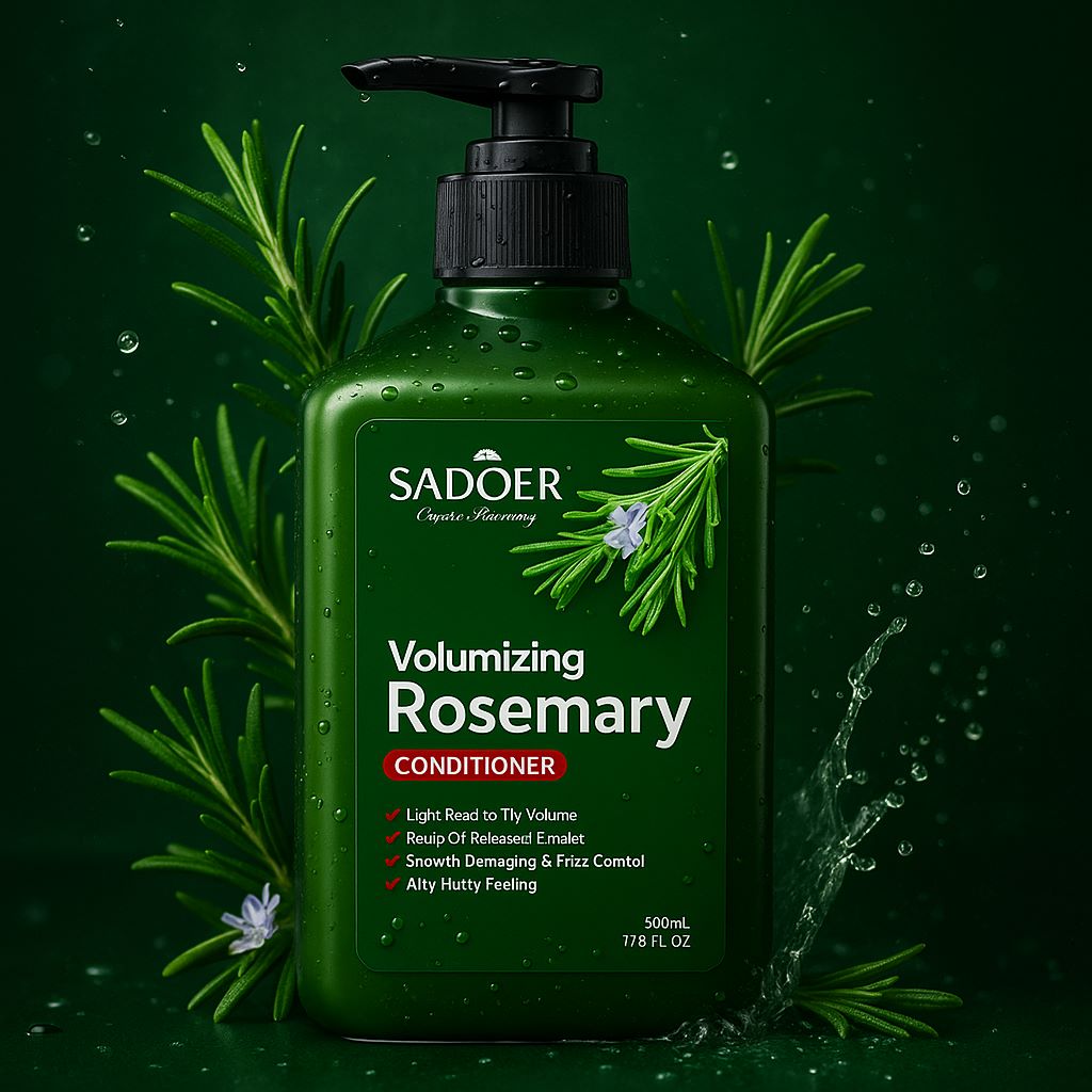نرم‌کننده حجم‌دهنده رزماری سادور (کنترل چربی + سبک‌سازی مو)500میل