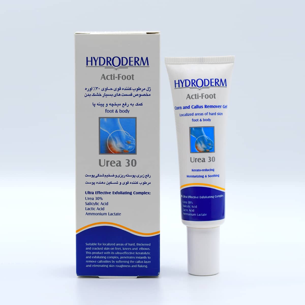 کرم مرطوب کننده قوی رفع میخچه و پینه پا 30% اوره هیدرودرم