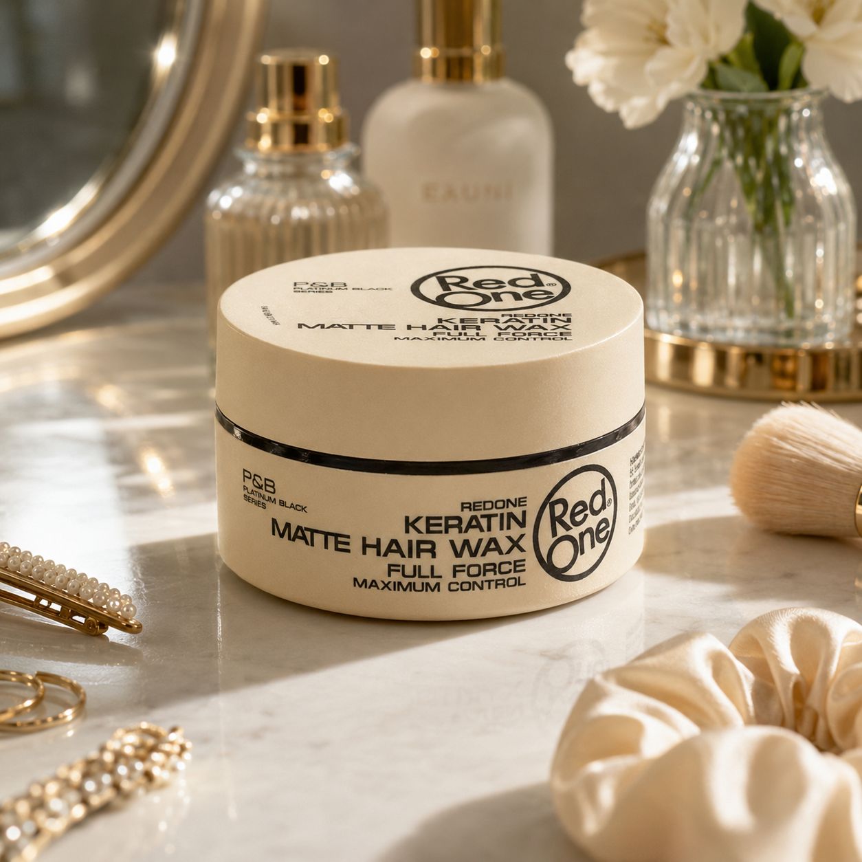 واکس موی مات ردوان مدل Keratin Matte Hair Wax با کنترل حداکثری - استاسل با خشکی کم