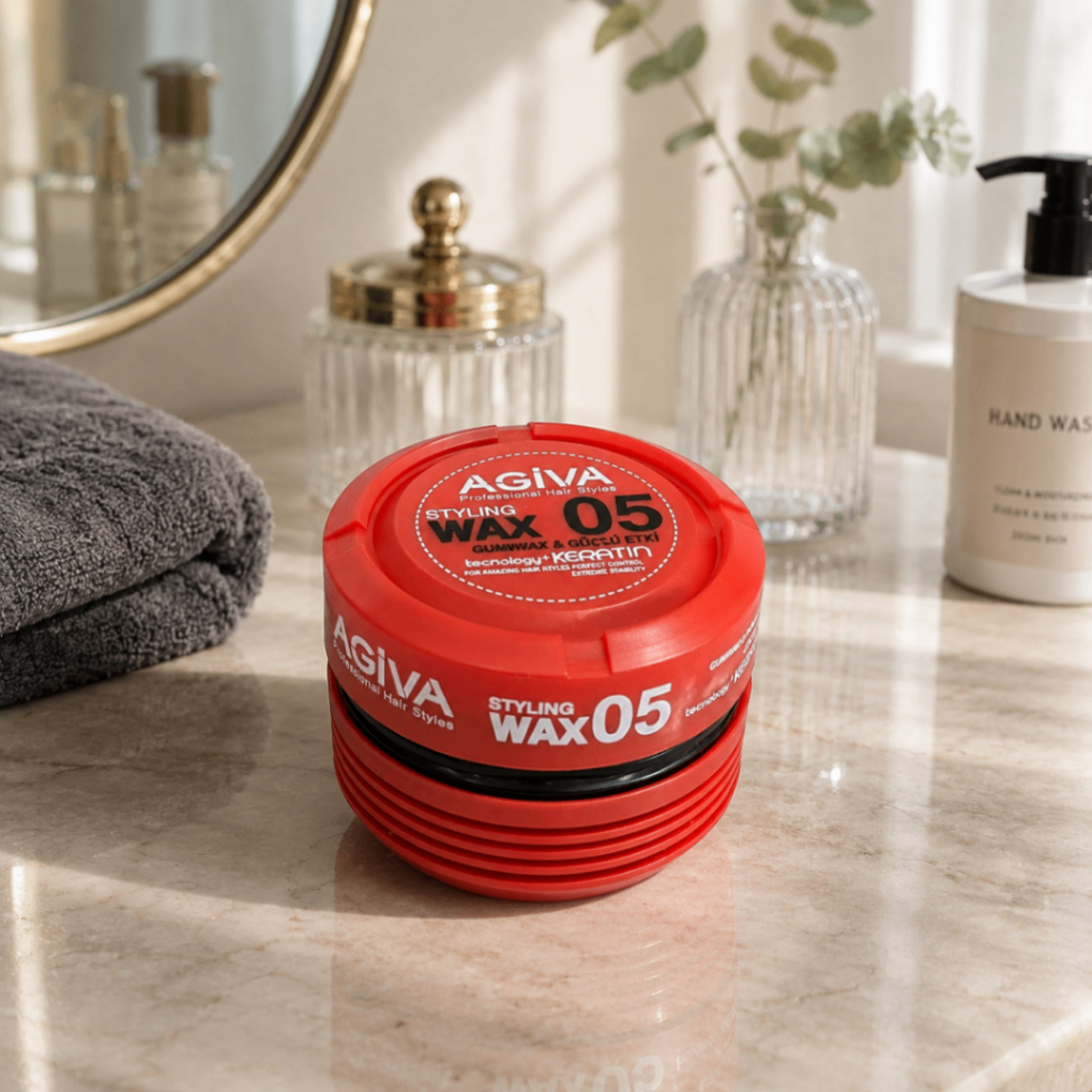 واکس مو آگیوا مدل Styling Wax 05 حاوی کراتین ۱۵۵ میل