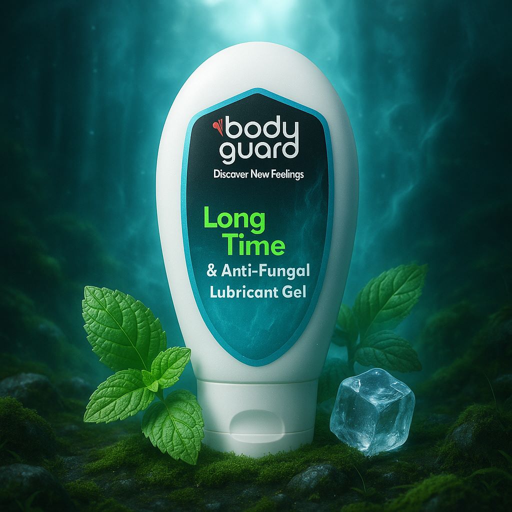 ژل لوبریکانت بادی‌گارد (Bodyguard) مدل Long Time & Anti-Fungal (تاخیری و ضد قارچ) 100ml