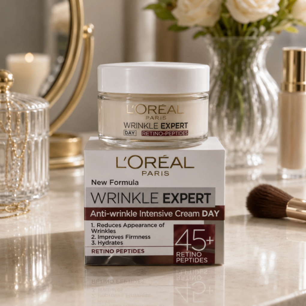 کرم روز ضد چروک لورآل پاریس L'Oréal Paris Wrinkle Expert 45+ Day Cream Retino Peptides