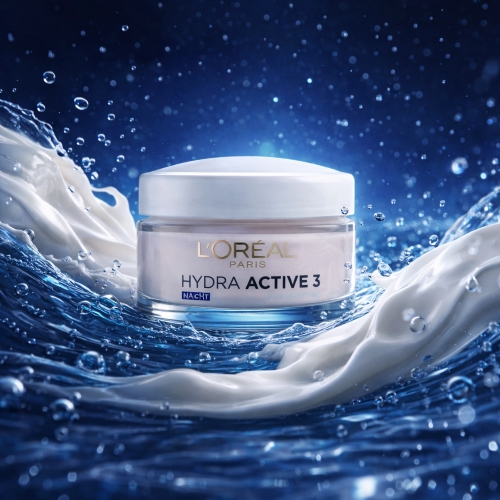 کرم شب سه کاره آبرسان و ترمیم‌کننده مدل Hydra Active لورال L’Oréal Paris (آبرسانی 24 ساعته ترمیم سد دفاعی پوست افزایش نرمی و شفافیت مناسب انواع پوست) 50ml