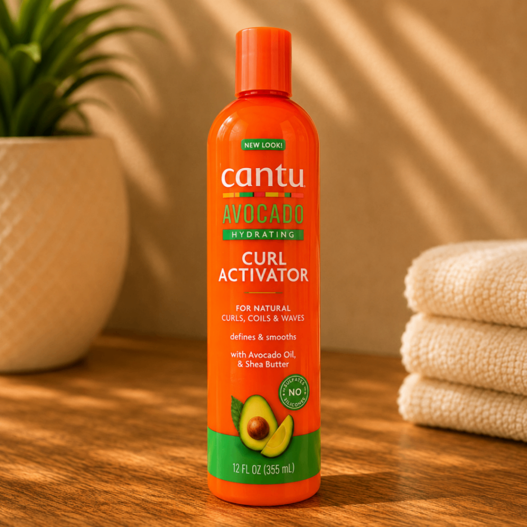 کرم فعال‌کننده فر مو مرطوب‌کننده کانتو مدل Avocado Hydrating Curl Activator حاوی روغن آووکادو و شی باتر حجم 355 میلی‌لیتر