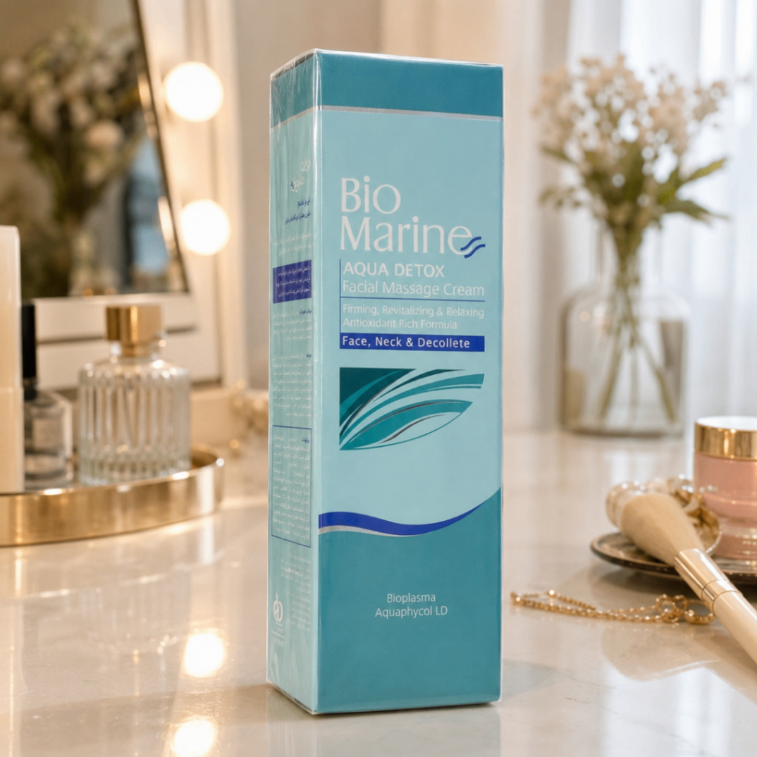 کرم ماساژ صورت Bio Marine Aqua Detox Facial Massage Cream حجم 250 میلی‌لیتر