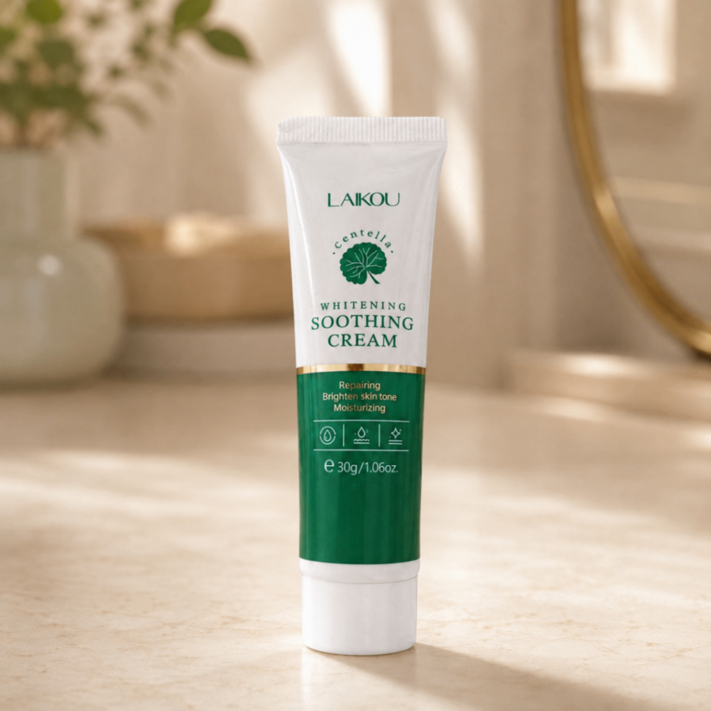کرم مرطوب‌کننده، تسکین‌دهنده و روشن‌کننده لاکو مدل Centella Soothing Cream، حاوی سنتلا آسیاتیکا و نیاسینامید، ۳۰ گرم