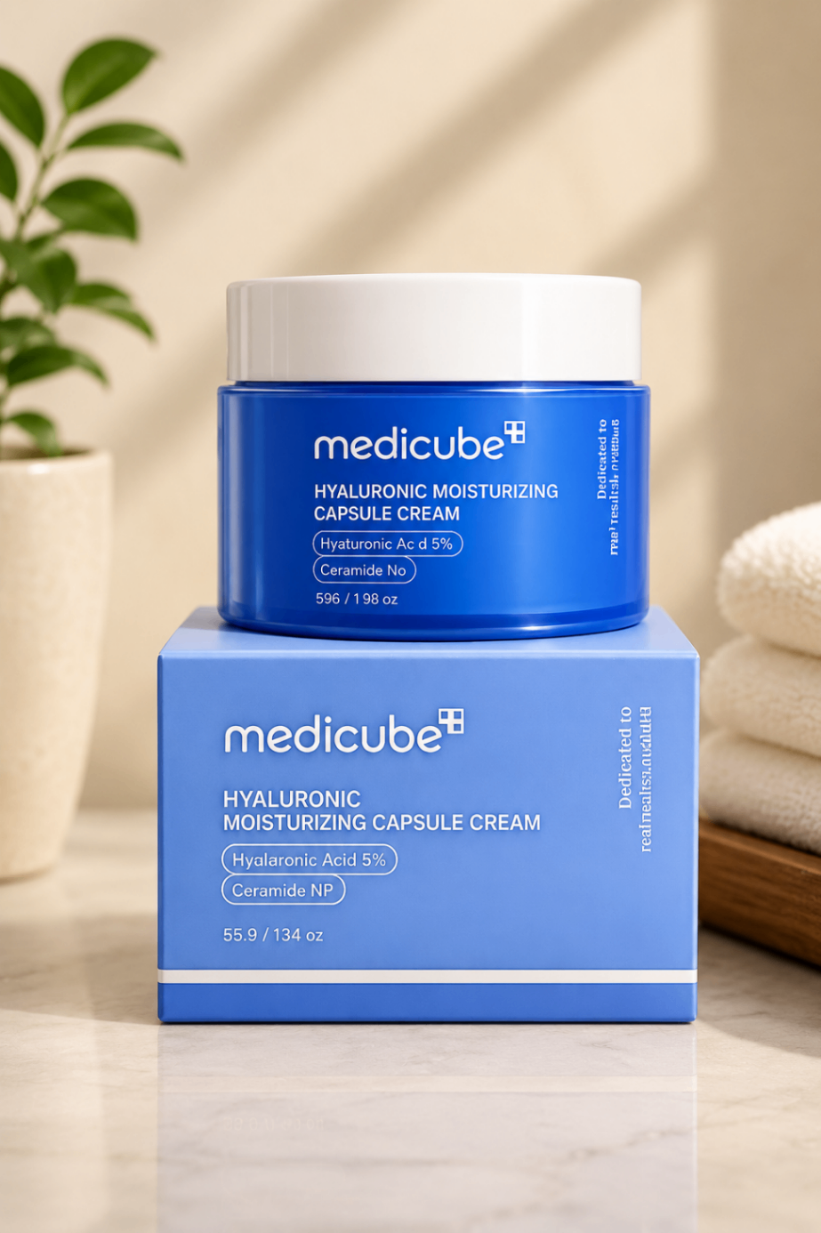 کرم کپسولی آبرسان هیالورونیک مدیکیوب Medicube Hyaluronic Moisturizing Capsule Cream