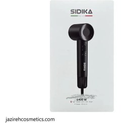 سشوار حرفه‌ای سدیکا مدل 4010 (SIDIKA Professional Hair Dryer) (موتور قدرتمند 1400 وات طراحی ارگونومیک مناسب مصرف خانگی و سالنی)1400W