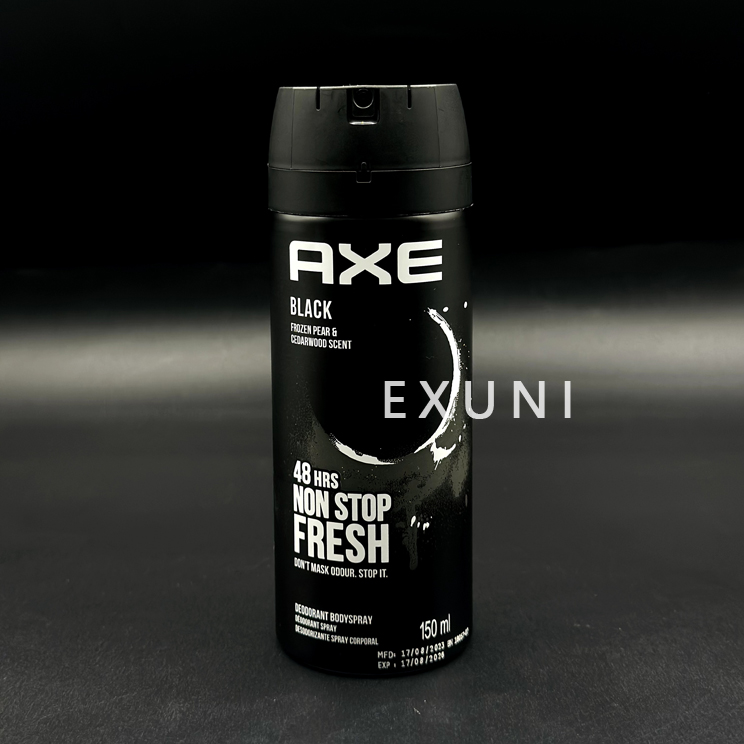 اسپری بدن 48 ساعته مدل Black اکس حجم 150ml