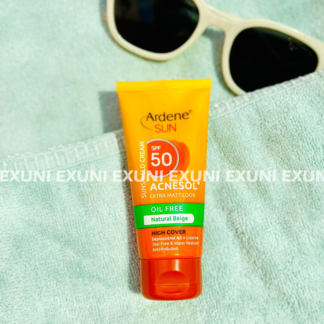 کرم ضد آفتاب فاقد چربی SPF50 با پوشانندگی بالا آردن- بژ طبیعی